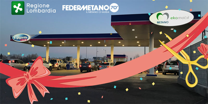 Ekomobil inaugura un distributore di metano in Lombardia - Federmetano